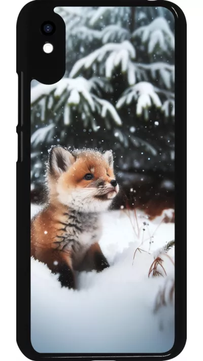 Coque Xiaomi Redmi 9A - Noël 2023 Renardeau sapin