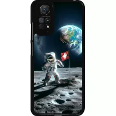 Xiaomi Redmi Note 11 / 11S Case Hülle - Astro Schweiz auf dem Mond