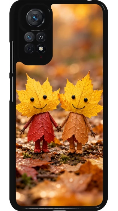 Coque Xiaomi Redmi Note 11 / 11S - Autumn 26 Couple of leaves