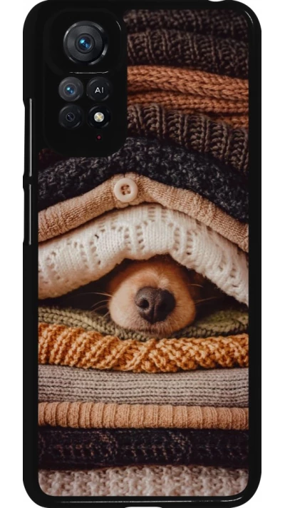 Coque Xiaomi Redmi Note 11 / 11S - Autumn 26 Dog under the covers