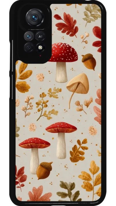 Coque Xiaomi Redmi Note 11 / 11S - Autumn 26 Mushrooms and leaves