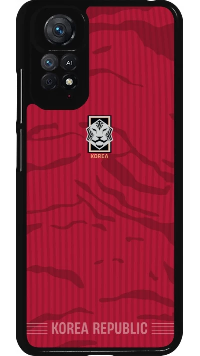 Xiaomi Redmi Note 11 / 11S Case Hülle - Südkorea 2026 personalisierbares Fussballtrikot