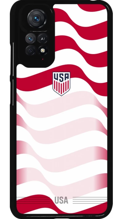 Xiaomi Redmi Note 11 / 11S Case Hülle - Vereinigten Staaten 2026 personalisierbares Fussballtrikot