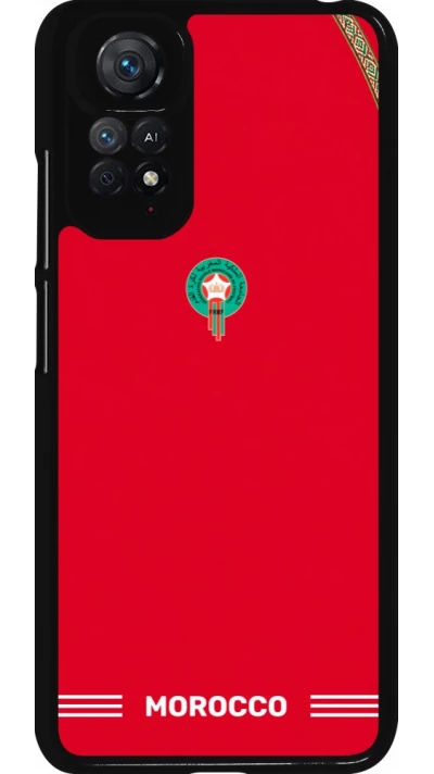 Xiaomi Redmi Note 11 / 11S Case Hülle - Marokko 2026 personalisierbares Fussballtrikot