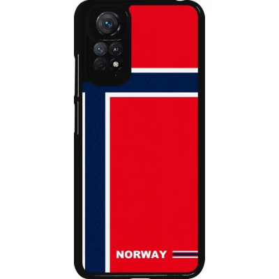 Xiaomi Redmi Note 11 / 11S Case Hülle - Norwegen 2026 personalisierbares Fussballtrikot