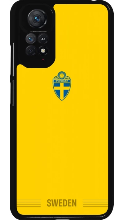 Xiaomi Redmi Note 11 / 11S Case Hülle - Schweden 2026 personalisierbares Fussballtrikot
