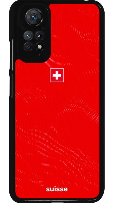 Xiaomi Redmi Note 11 / 11S Case Hülle - Schweiz 2026 personalisierbares Fussballtrikot