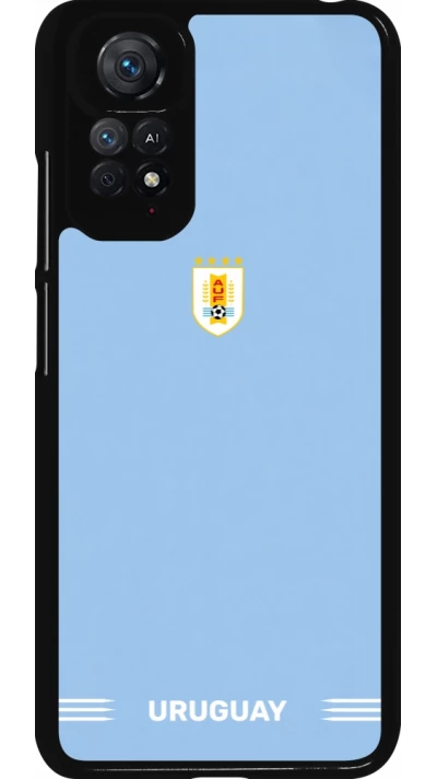 Xiaomi Redmi Note 11 / 11S Case Hülle - Uruguay 2026 personalisierbares Fussballtrikot
