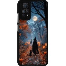 Xiaomi Redmi Note 11 / 11S Case Hülle - Halloween 2026 Witch with a cat