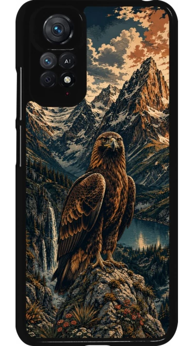 Coque Xiaomi Redmi Note 11 / 11S - Linocut Aigle Royal