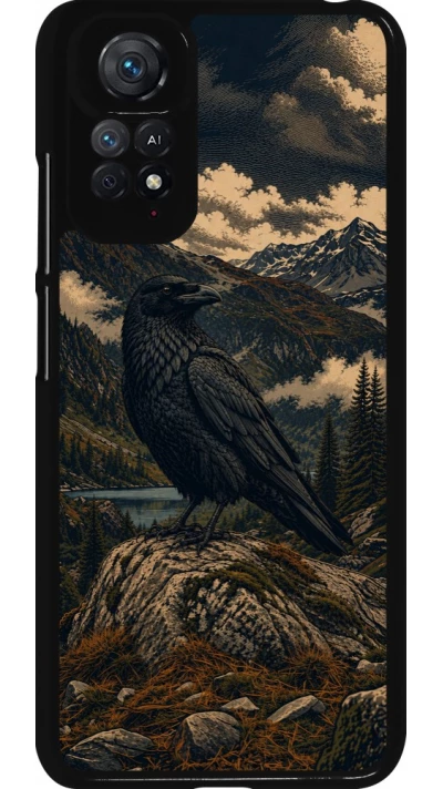 Coque Xiaomi Redmi Note 11 / 11S - Linocut Grand Corbeau
