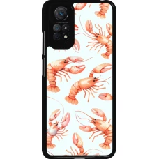 Xiaomi Redmi Note 11 / 11S Case Hülle - Muster von pastellfarbenen Hummern