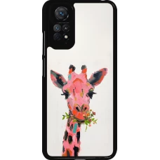 Xiaomi Redmi Note 11 / 11S Case Hülle - Pink Girafe Paint