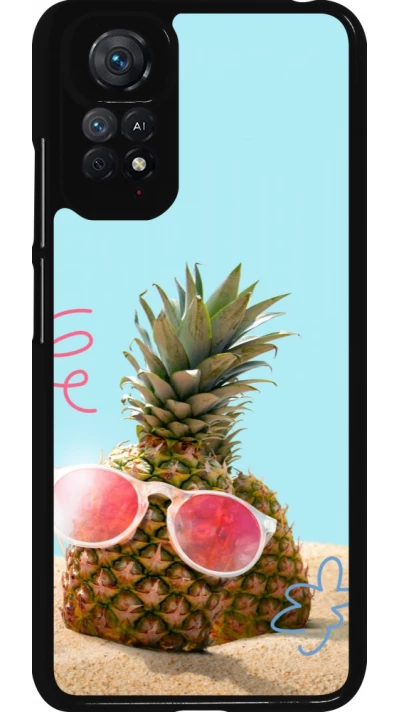Xiaomi Redmi Note 11 / 11S Case Hülle - Pineapple with glasses Summer 2026