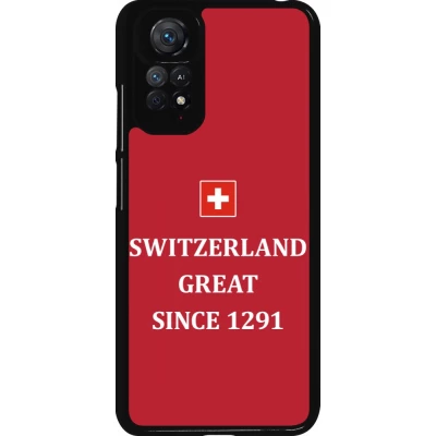 Xiaomi Redmi Note 11 / 11S Case Hülle - Switzerland Great Since 1291