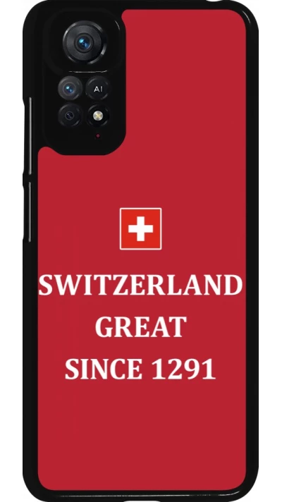 Xiaomi Redmi Note 11 / 11S Case Hülle - Switzerland Great Since 1291