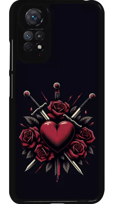 Xiaomi Redmi Note 11 / 11S Case Hülle - Valentine 2024 gothic love