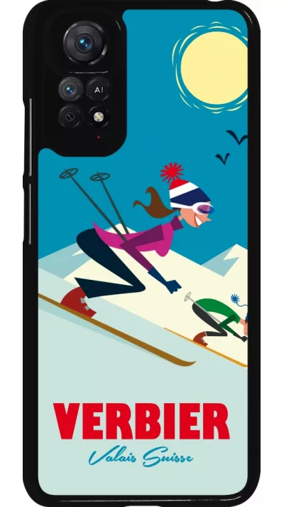 Xiaomi Redmi Note 11 / 11S Case Hülle - Verbier Ski Downhill