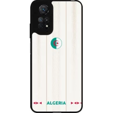 Coque Xiaomi Redmi Note 11 / 11S - Silicone rigide noir Maillot de football Algérie 2026 personnalisable