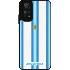 Xiaomi Redmi Note 11 / 11S Case Hülle - Silikon schwarz Argentinien 2026 personalisierbares Fussballtrikot