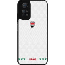 Coque Xiaomi Redmi Note 11 / 11S - Silicone rigide noir Maillot de football Irak 2026 personnalisable