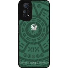 Coque Xiaomi Redmi Note 11 / 11S - Silicone rigide noir Maillot de football Mexique 2026 personnalisable