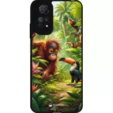Xiaomi Redmi Note 11 / 11S Case Hülle - Silikon schwarz Tropischer Dschungel Tayrona