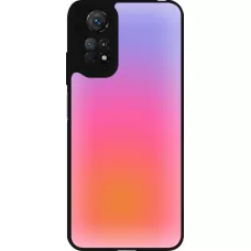Coque Xiaomi Redmi Note 11 / 11S - Silicone rigide noir Orange Pink Blue Gradient