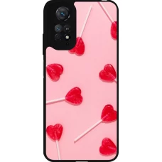Xiaomi Redmi Note 11 / 11S Case Hülle - Silikon schwarz Saint Valentines Day 26 Lollipop