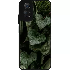 Coque Xiaomi Redmi Note 11 / 11S - Silicone rigide noir Spring 23 fresh plants