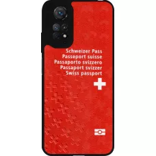Xiaomi Redmi Note 11 / 11S Case Hülle - Silikon schwarz Swiss Passport