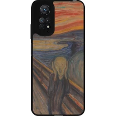 Coque Xiaomi Redmi Note 11 / 11S - Silicone rigide noir Tableau art - Le Cri - Edvard Munch