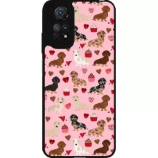 Xiaomi Redmi Note 11 / 11S Case Hülle - Silikon schwarz Valentine 2024 puppy love