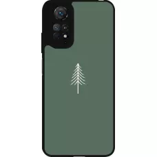 Coque Xiaomi Redmi Note 11 / 11S - Silicone rigide noir Christmas 22 minimalist tree
