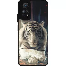 Coque Xiaomi Redmi Note 11 / 11S - Silicone rigide noir Zen Tiger