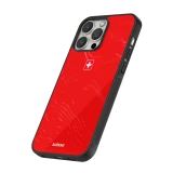 iPhone 12 / 12 Pro Case Hülle - Silikon schwarz Schweiz 2026 personalisierbares Fussballtrikot