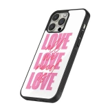 Coque iPhone 12 / 12 Pro - Silicone rigide noir Saint Valentines Day 26 Love all we need is