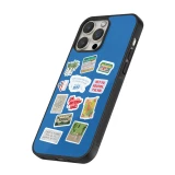iPhone 12 / 12 Pro Case Hülle - Silikon schwarz Seals of the Dominican Republic DTMF