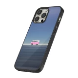 iPhone 12 / 12 Pro Case Hülle - Silikon schwarz Spring 23 pink bus