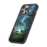 Coque iPhone 12 Pro Max - Silicone rigide noir Paradis des animaux exotiques