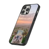 iPhone 12 Pro Max Case Hülle - Silikon schwarz Cow with tulips Spring 2026