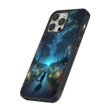 iPhone 13 Pro Max Case Hülle - Silikon schwarz Schwarze Katze Spaziergang