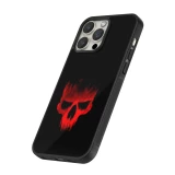 Coque iPhone 13 Pro Max - Silicone rigide noir Halloween 2023 scary skull