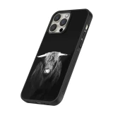 Coque iPhone 13 Pro Max - Silicone rigide noir Highland calf black