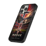iPhone 13 Pro Max Case Hülle - Silikon schwarz Fussball Norwegen splash 2026