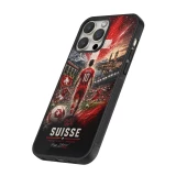 iPhone 13 Pro Max Case Hülle - Silikon schwarz Fussball Suisse splash 2026
