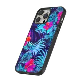 iPhone 13 Pro Case Hülle - Silikon schwarz Blue Forest