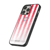 Coque iPhone 13 Pro - Silicone rigide noir Maillot de football Paraguay 2026 personnalisable