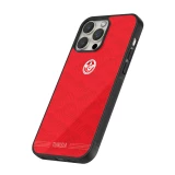 Coque iPhone 13 Pro - Silicone rigide noir Maillot de football Tunisie 2026 personnalisable