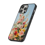 iPhone 13 Pro Case Hülle - Silikon schwarz Spring flowers Spring 2026